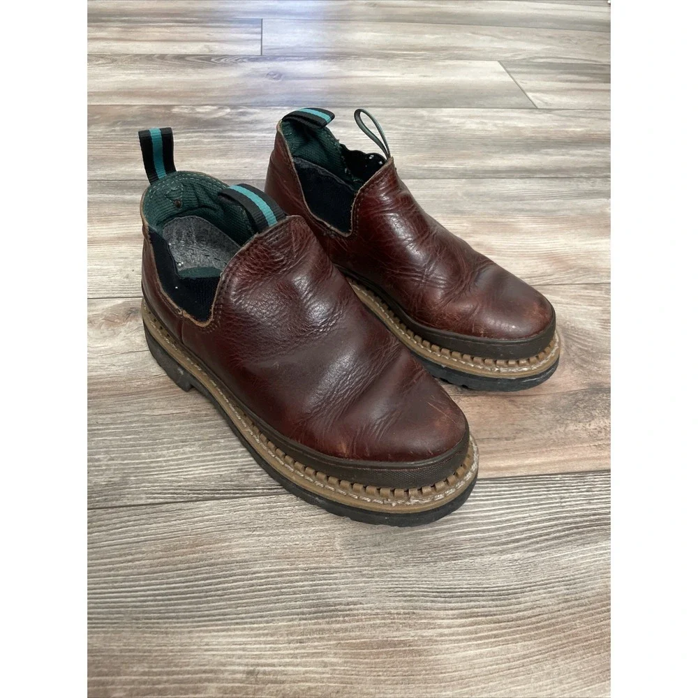 Georgia Boot Giant Romeo GR262 Mens Work Boots Brown Leather 7.5W